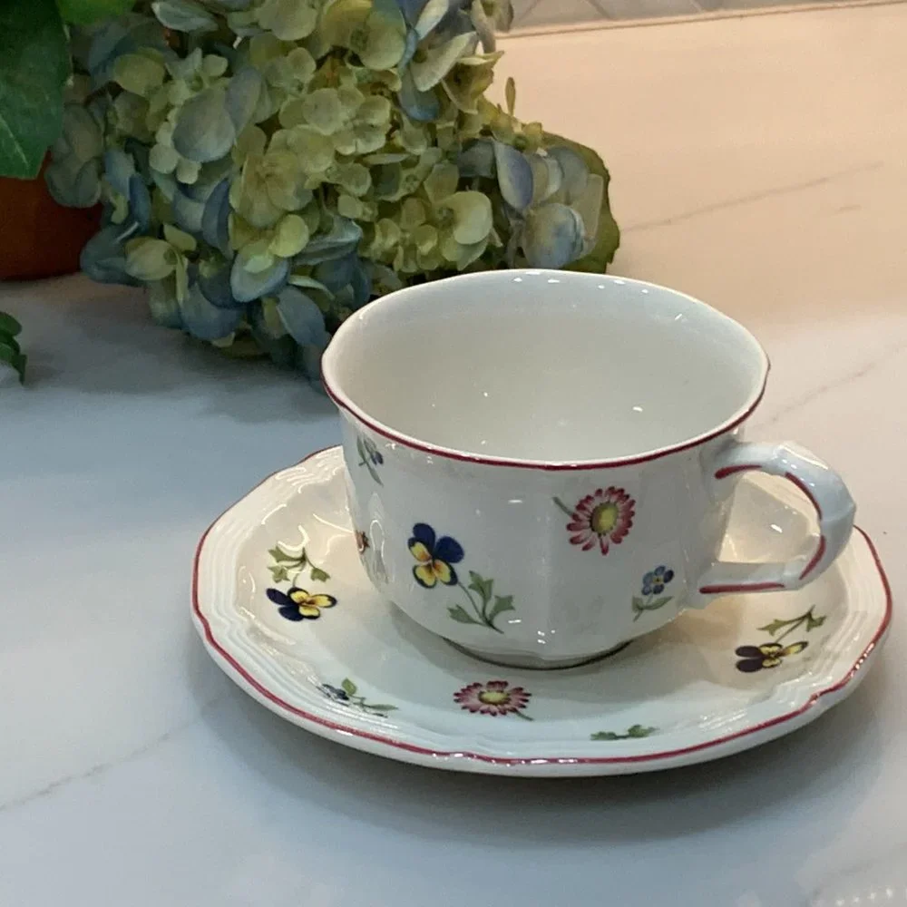 Villeroy & Boch “Petite Fleur” Cup & Saucer –1 Set (More) Cottage Tea Room Charm